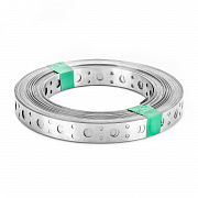 Монтажная лента стальная перфорированная LP 20x0,5 прямая (25м) mpl-200525